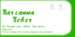 marianna neber business card